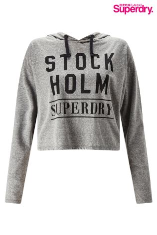 Superdry Graphic Crop Hoodie